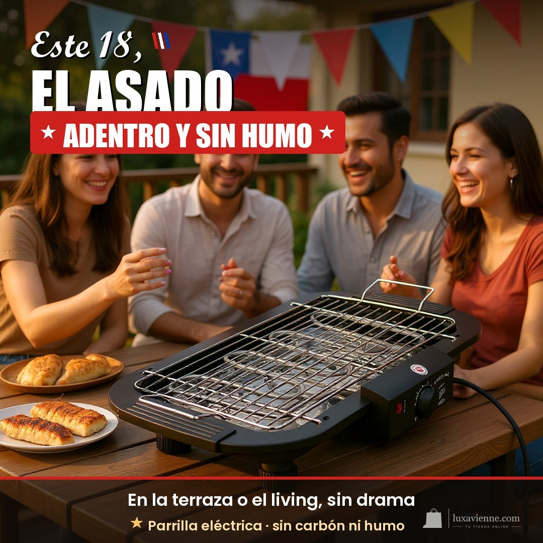 Este 18 el asado adentro y sin humo
