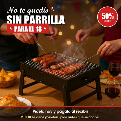 No te quedís sin parrilla para el 18 - GrillMate