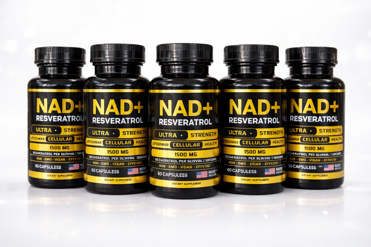NAD+ Resveratrol - frascos